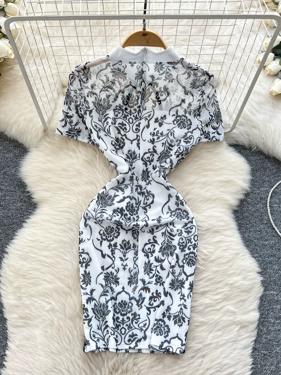 Calabasas qipao dress Q207 images